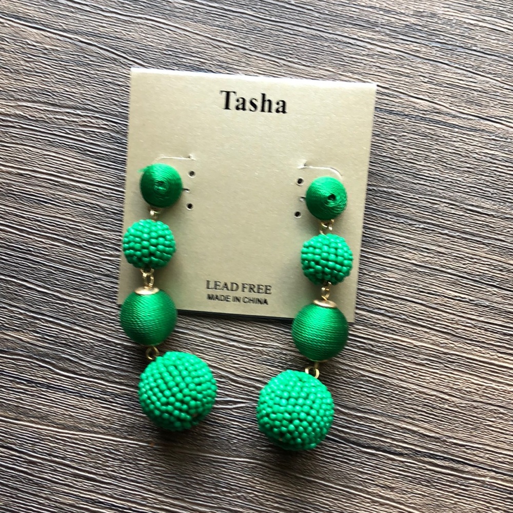 Green Earrings